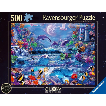 Puzzle 500 świecące - Magiczny świat